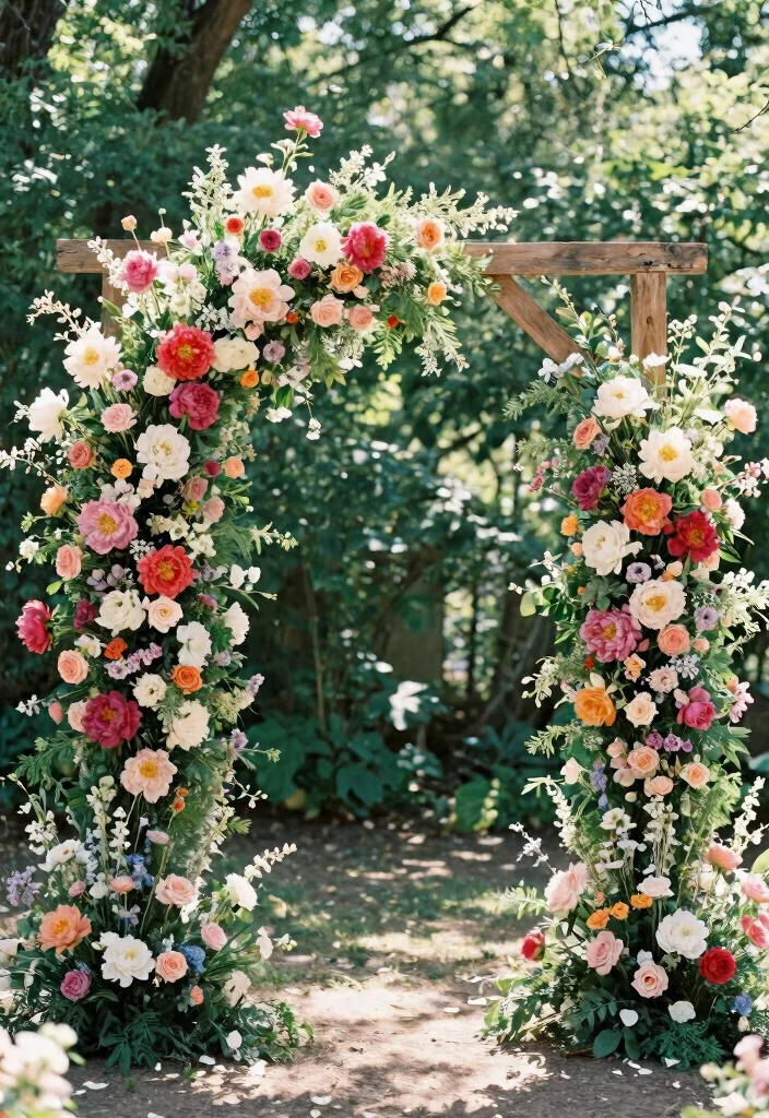 14 Civil Wedding Backdrop Ideas That Feel Intimate & Chic 1 14 Civil Wedding Backdrop Ideas That Feel Intimate & Chic - 1. Lush Floral Arches 1