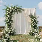 14 Civil Wedding Backdrop Ideas That Feel Intimate & Chic