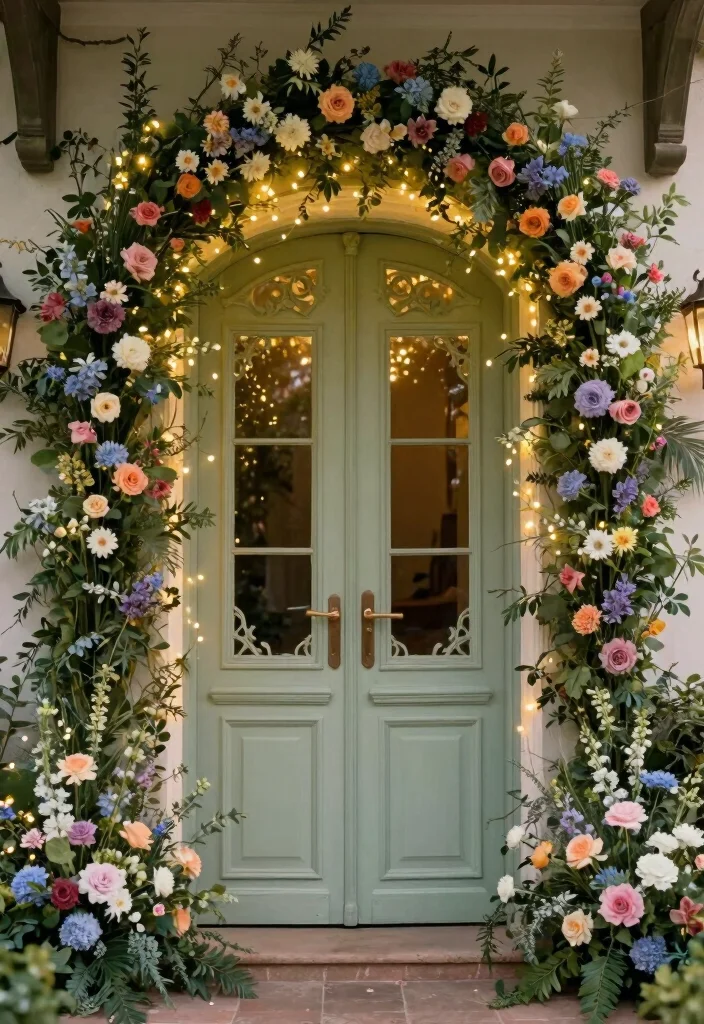 14 Civil Wedding Backdrop Ideas That Feel Intimate & Chic 57 14 Civil Wedding Backdrop Ideas That Feel Intimate & Chic - 7. Vintage Doorways 1