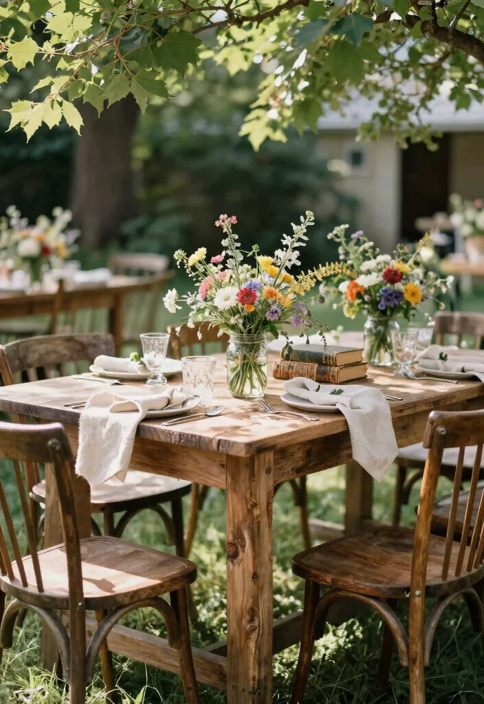 14 Couples Table Wedding Ideas With Intimate Charm 1 14 Couples Table Wedding Ideas With Intimate Charm - 1. Rustic Charm with Reclaimed Wood 1