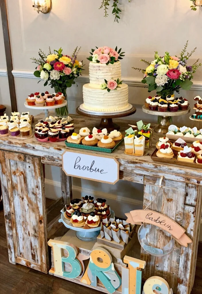 14 Couples Table Wedding Ideas With Intimate Charm 64 14 Couples Table Wedding Ideas With Intimate Charm - 14. A Sweet Ending with Dessert Table 1