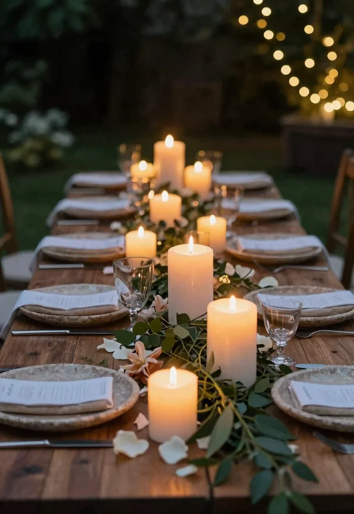 14 Couples Table Wedding Ideas With Intimate Charm 26 14 Couples Table Wedding Ideas With Intimate Charm - 6. Cozy Candlelight Ambiance 1