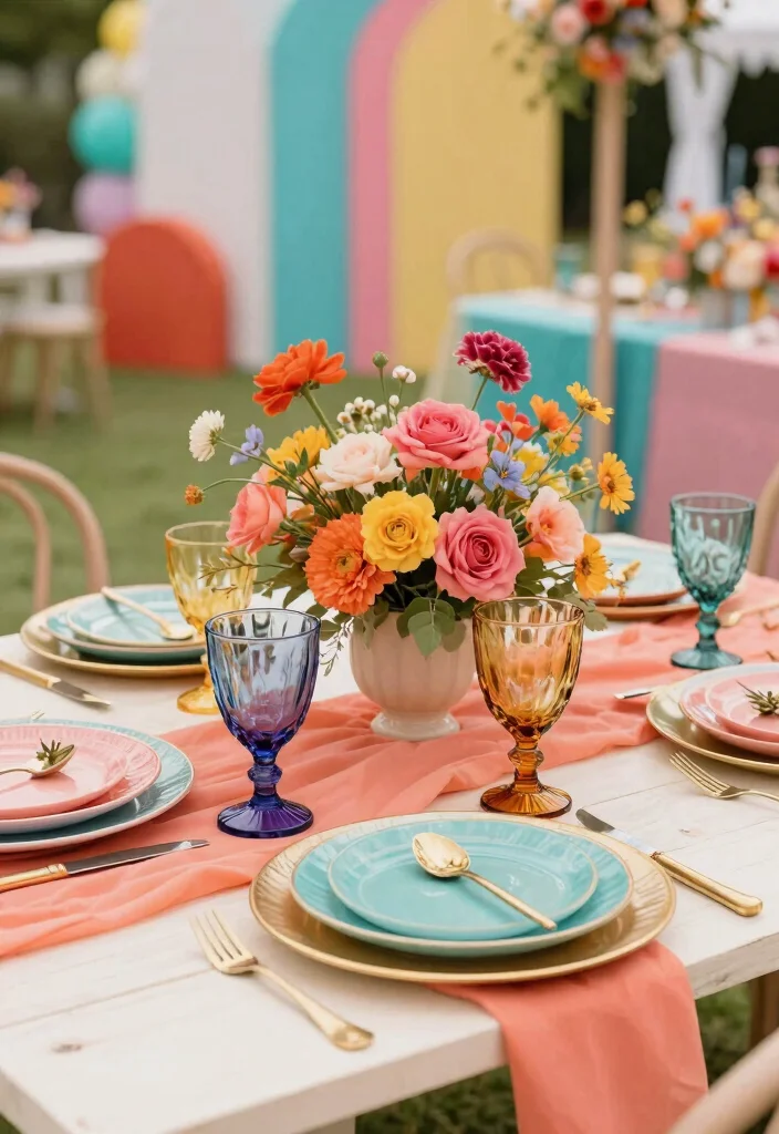 14 Couples Table Wedding Ideas With Intimate Charm 38 14 Couples Table Wedding Ideas With Intimate Charm - 8. Whimsical Color Palette 1