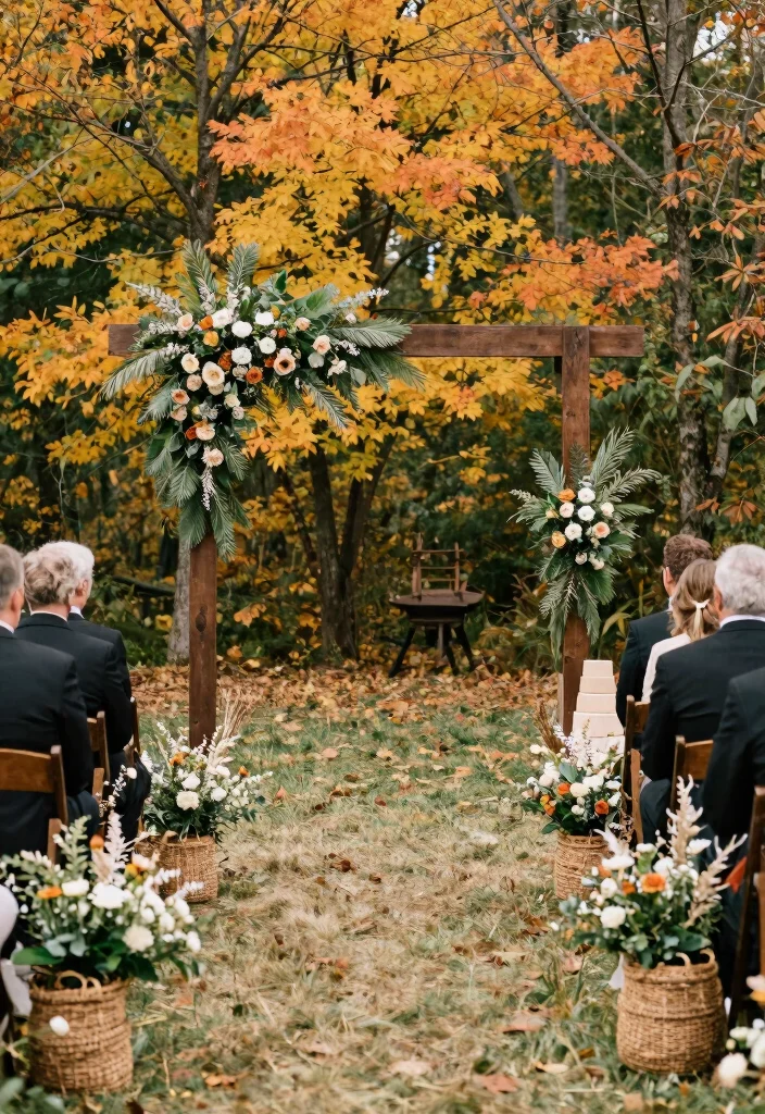 14 Fall Wedding Aisle Decorations Ideas With Cozy Vibes - 14. Eco-Friendly Decor Ideas 1