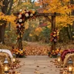 14 Fall Wedding Aisle Decorations Ideas With Cozy Vibes