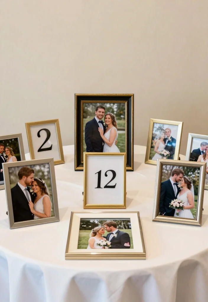 14 Round Wedding Table Decorations Simple Ideas That Shine - 10. Personal Touches 1