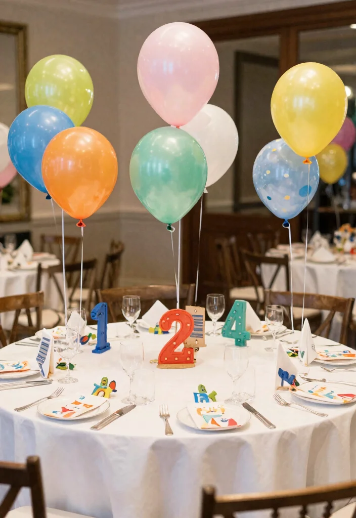 14 Round Wedding Table Decorations Simple Ideas That Shine - 14. Whimsical Elements 1