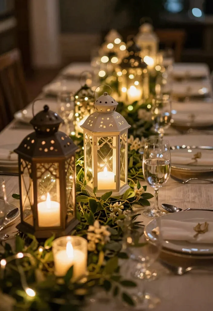 14 Travel Theme Wedding Centerpieces Ideas With Personal Touch 48 14 Travel Theme Wedding Centerpieces Ideas With Personal Touch - 8. Lantern and Fairy Light Centerpieces 1