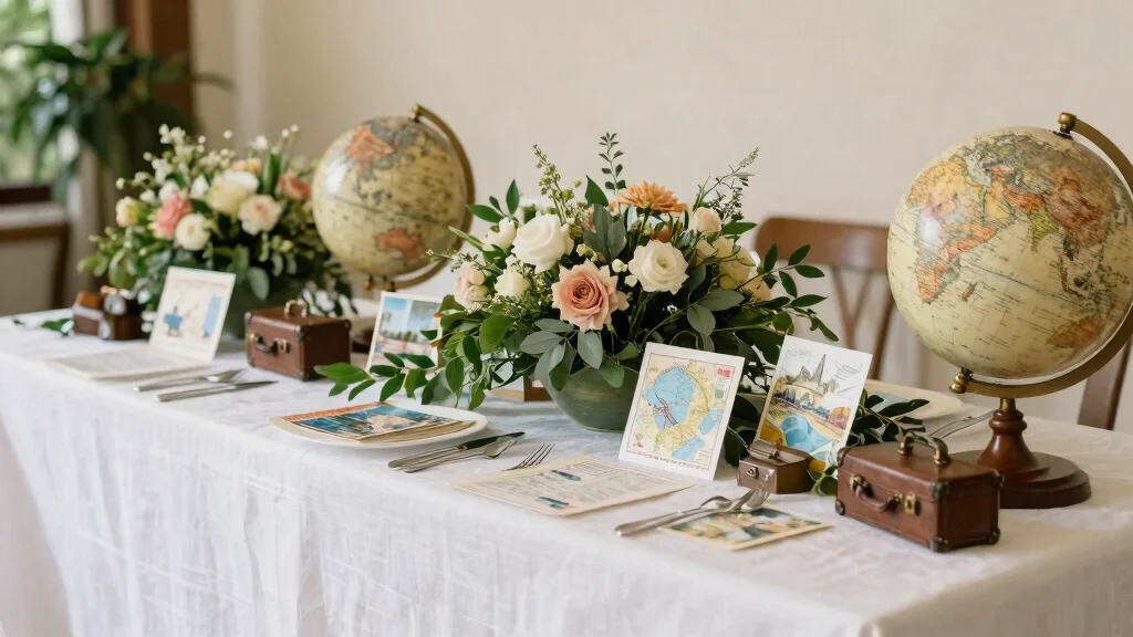 14 Travel Theme Wedding Centerpieces Ideas With Personal Touch
