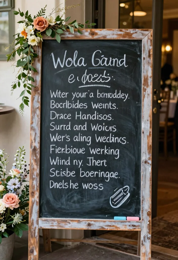 14 Wedding Door Decorations Ideas That Wow From the Start 64 14 Wedding Door Decorations Ideas That Wow From the Start - 14. Eco-Conscious Message Boards 1