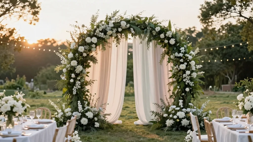 15 Circle Wedding Backdrop Ideas With Modern Romance