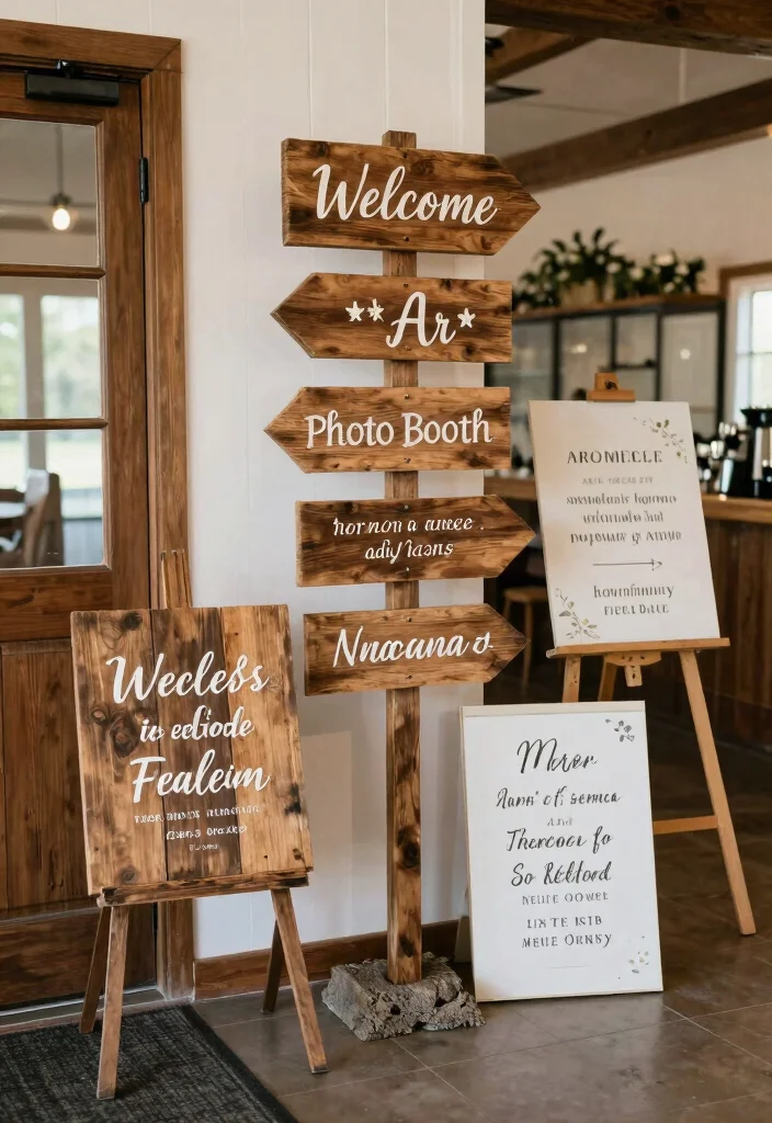 15 Indoor Wedding Decorations 2026 Trending Ideas That Transform Any Venue - 6. Personalized Signage 1