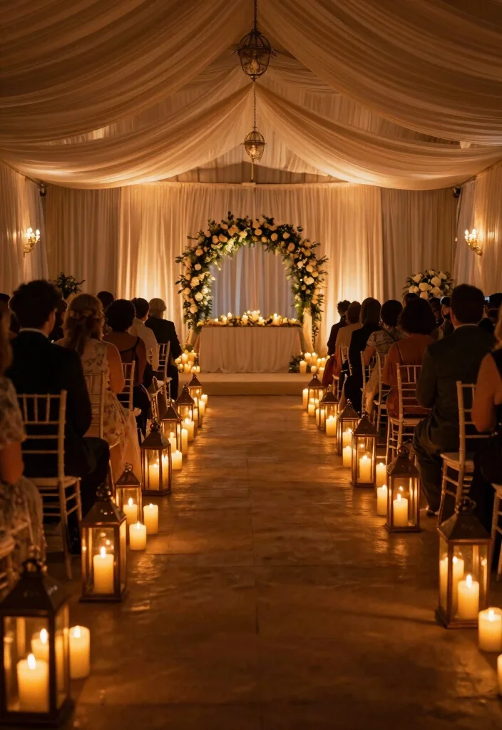 15 Indoor Wedding Decorations 2026 Trending Ideas That Transform Any Venue - 7. Candlelit Pathways 1