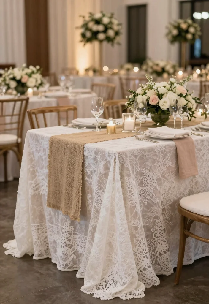 15 Indoor Wedding Decorations 2026 Trending Ideas That Transform Any Venue - 8. Textured Linens 1