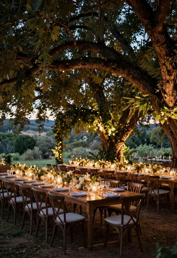 15 Tree Centerpieces Wedding Ideas With Natural Beauty 50 15 Tree Centerpieces Wedding Ideas With Natural Beauty - 10. Tree Canopy Tables 1