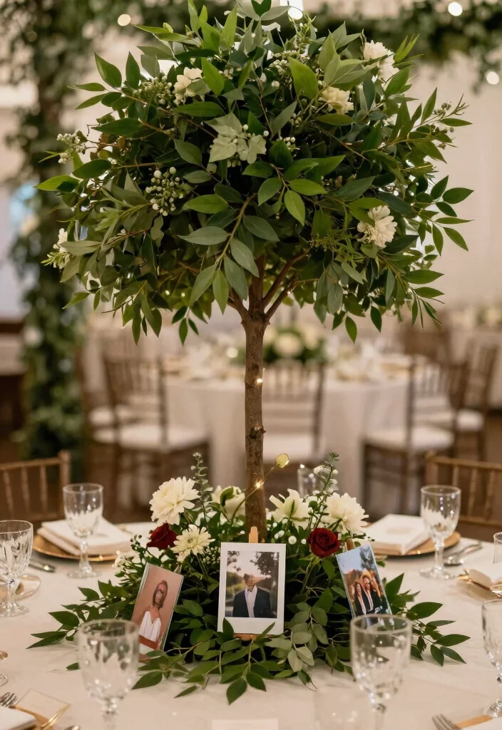 15 Tree Centerpieces Wedding Ideas With Natural Beauty 65 15 Tree Centerpieces Wedding Ideas With Natural Beauty - 15. Personalized Tree Centerpieces 1