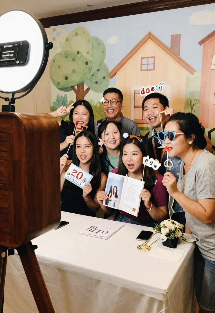 15 Wedding Signing Table Ideas That Feel Meaningful - 11. Interactive Photo Booth 1
