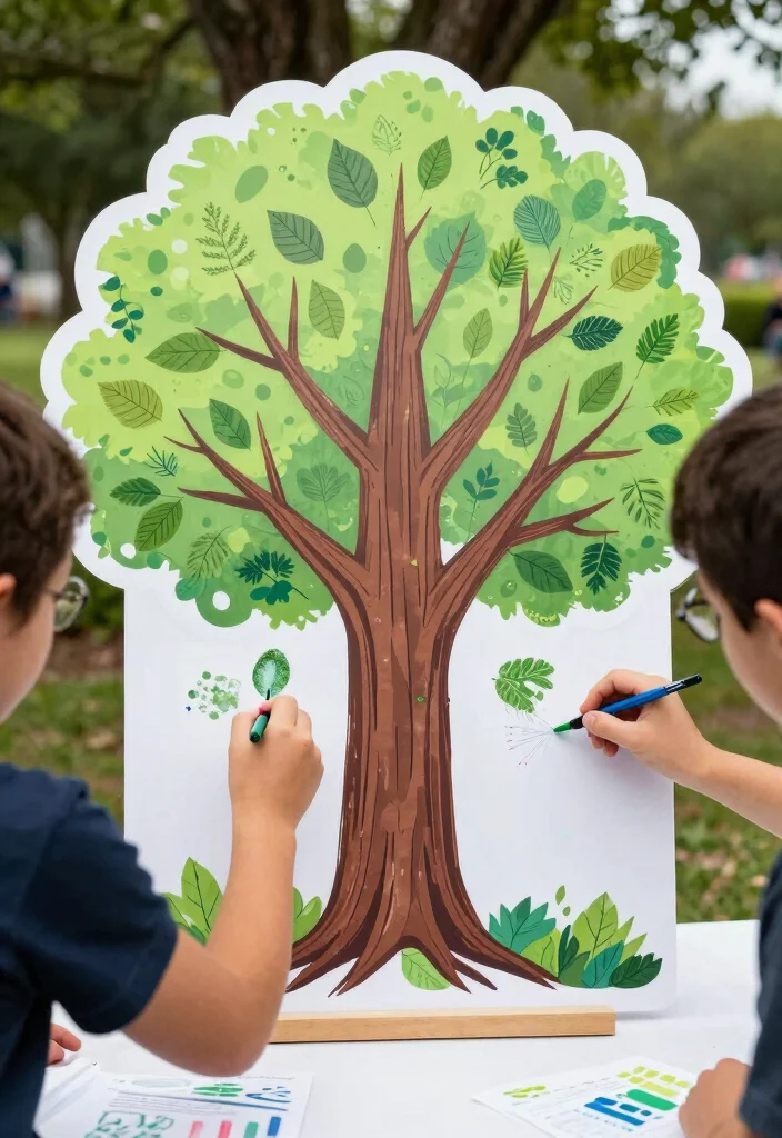 15 Wedding Signing Table Ideas That Feel Meaningful - 15. Eco-Friendly Guestbook Tree 1
