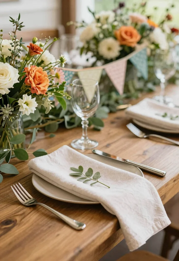 15 Wedding Table Toppers Ideas That Add Stunning Detail - 15. Reusable Party Supplies 1