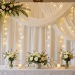 15 White Backdrop Wedding Ideas With Timeless Charm