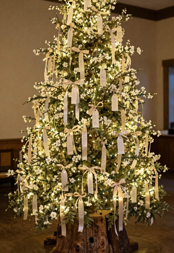 16 Beauty and the Beast Wedding Decorations Ideas With Fairytale Magic - 12. Wishing Trees 1