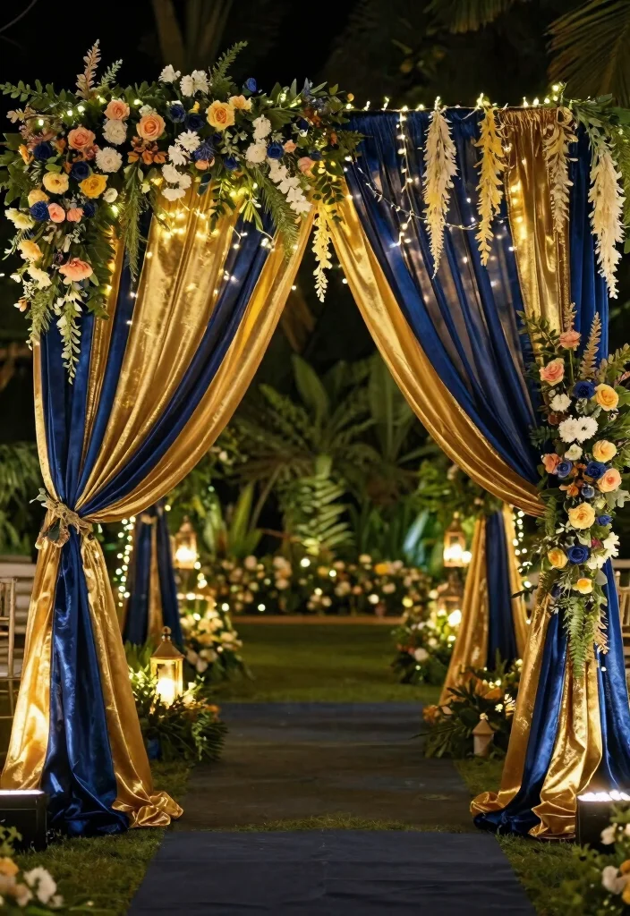 16 Beauty and the Beast Wedding Decorations Ideas With Fairytale Magic - 5. Enchanted Archways 1