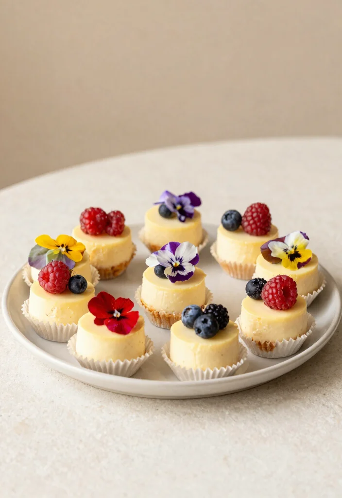 16 Dessert Table Wedding Ideas That Look Deliciously Chic 25 16 Dessert Table Wedding Ideas That Look Deliciously Chic - 5. Non-Dairy Cheesecake Bites 1