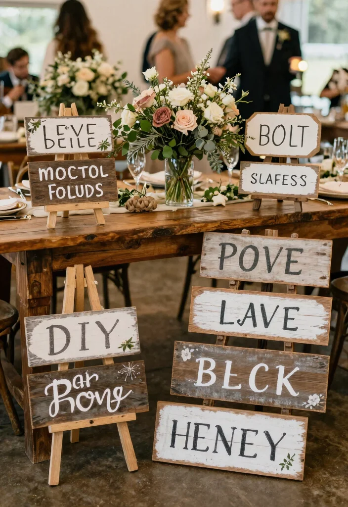 16 Farm Table Wedding Ideas With Rustic Romance 56 16 Farm Table Wedding Ideas With Rustic Romance - 16. DIY Decorations 1