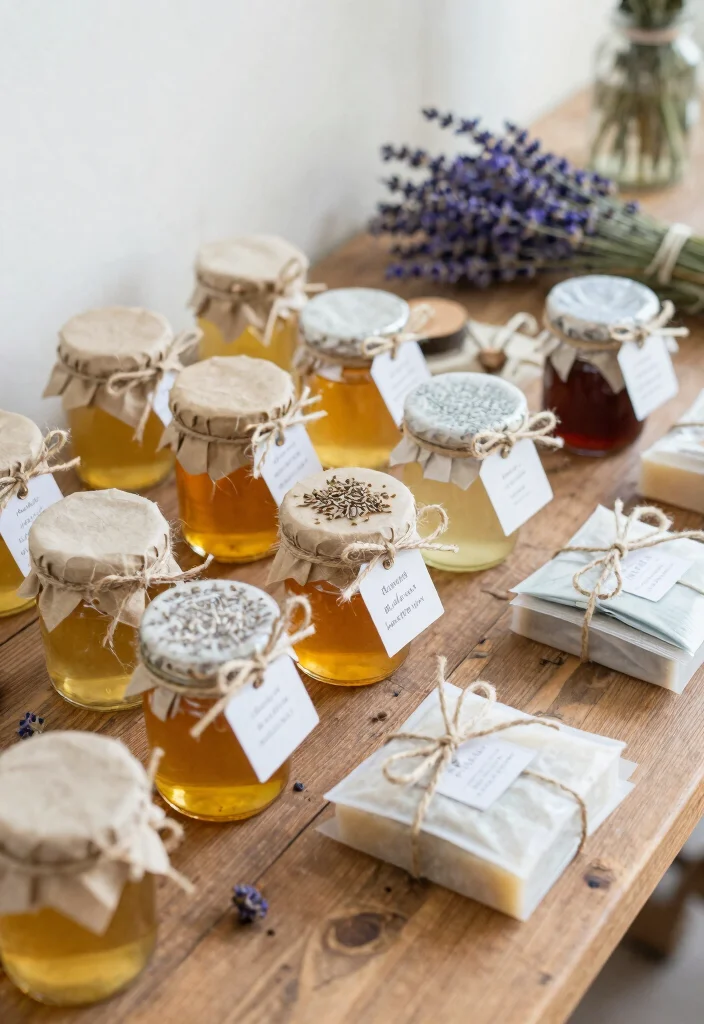 16 Farm Table Wedding Ideas With Rustic Romance 38 16 Farm Table Wedding Ideas With Rustic Romance - 8. Farm Table Favors 1