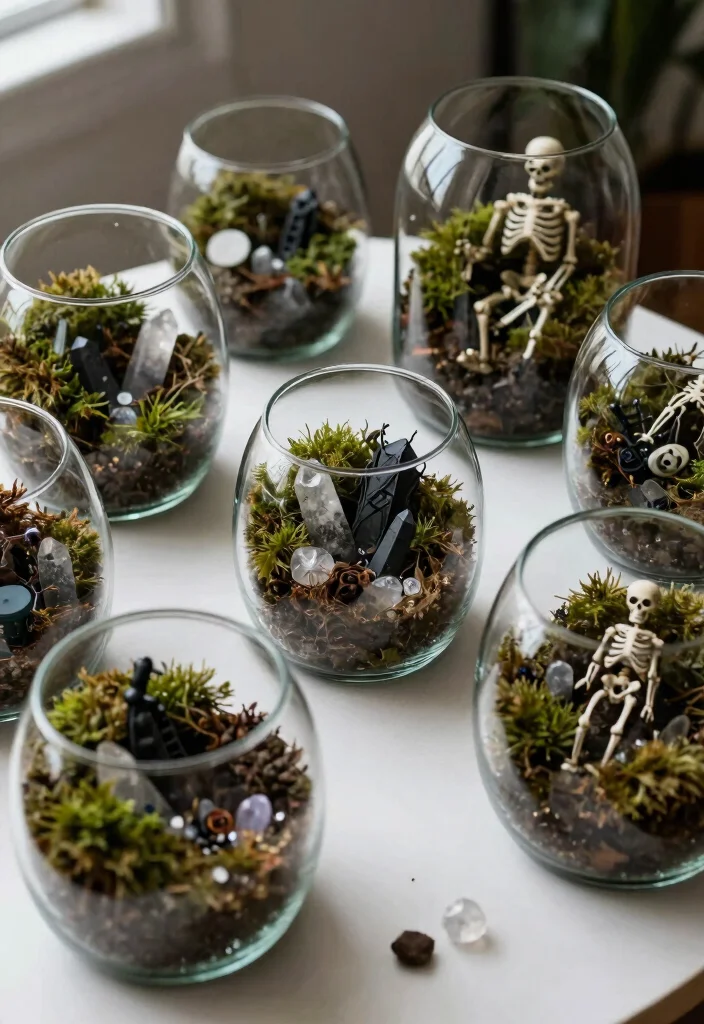 16 Halloween Wedding Centerpieces Ideas With Spooky Chic Style 65 16 Halloween Wedding Centerpieces Ideas With Spooky Chic Style - 15. Mystical Terrariums 1