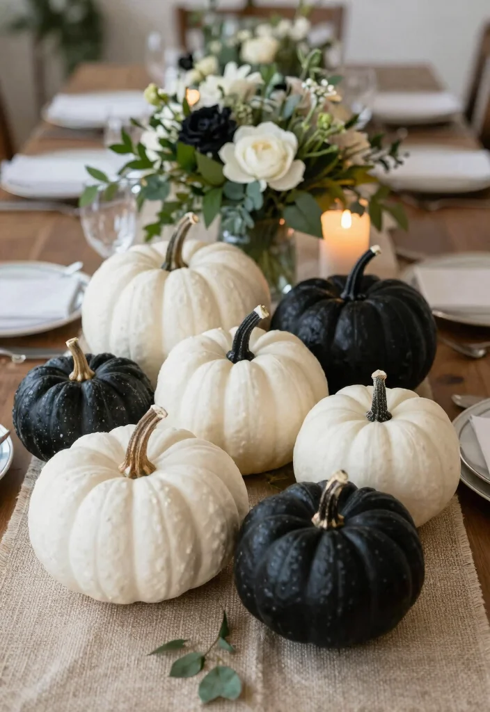16 Halloween Wedding Centerpieces Ideas With Spooky Chic Style 13 16 Halloween Wedding Centerpieces Ideas With Spooky Chic Style - 3. Pumpkin Centerpieces 1