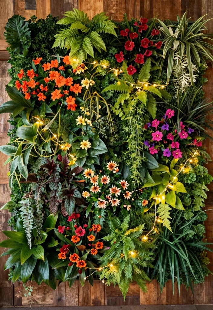 16 Wedding Backdrop Design Simple Ideas That Look Elegant - 13. Live Plant Wall 1