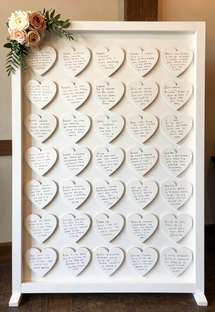 16 Wedding Decorations White Ideas With Timeless Beauty - 16. White Guest Book Alternatives 1