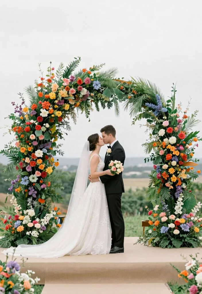 16 Wedding Stage Decorations Elegant Classy Ideas That Impress 50 16 Wedding Stage Decorations Elegant Classy Ideas That Impress - 10. Artistic Floral Arches 1