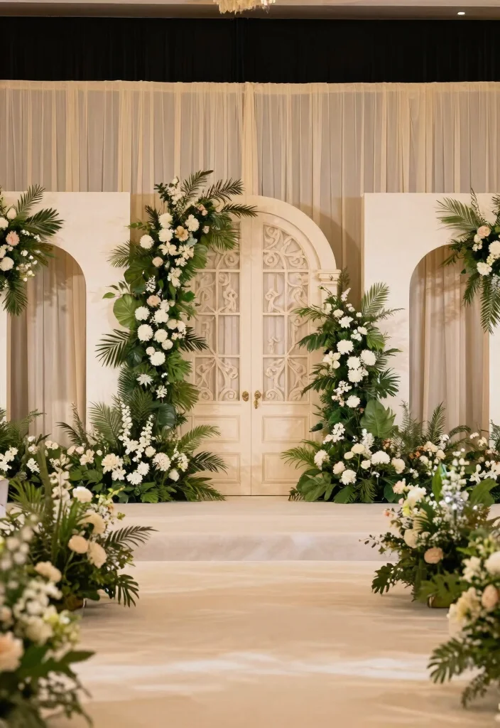 16 Wedding Stage Decorations Elegant Classy Ideas That Impress 36 16 Wedding Stage Decorations Elegant Classy Ideas That Impress - 6. Themed Backdrops 1
