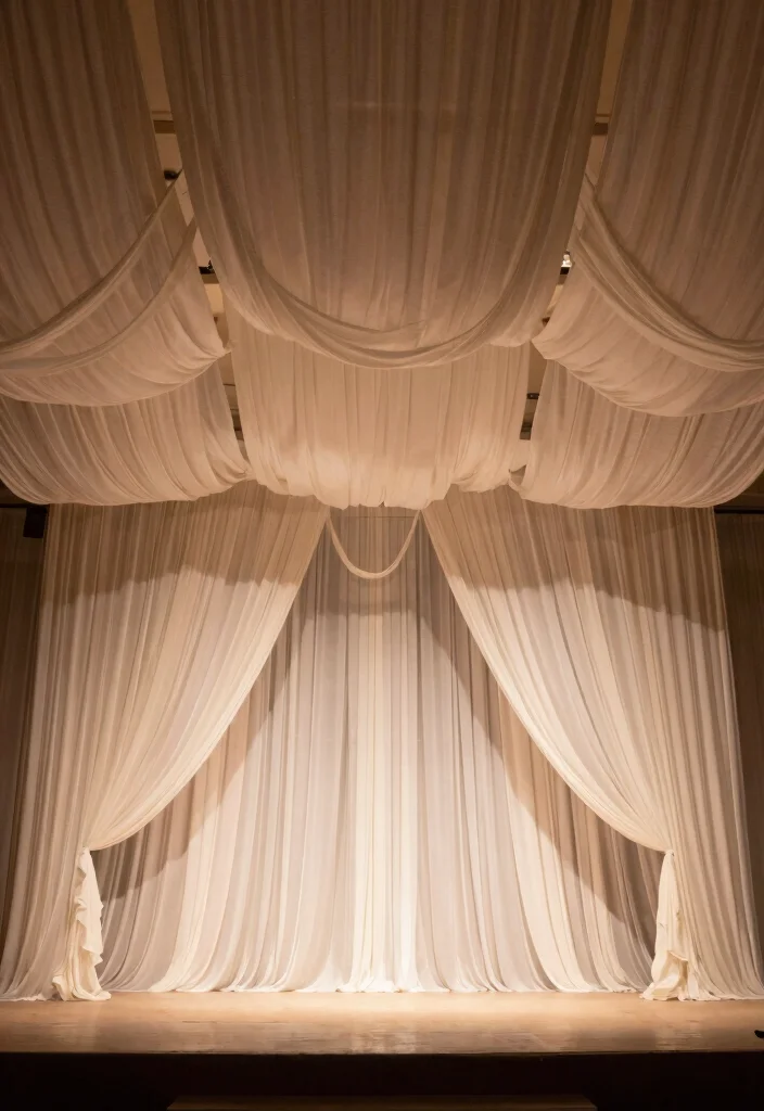 16 Wedding Stage Decorations Elegant Classy Ideas That Impress 37 16 Wedding Stage Decorations Elegant Classy Ideas That Impress - 7. Elegant Drapery 1