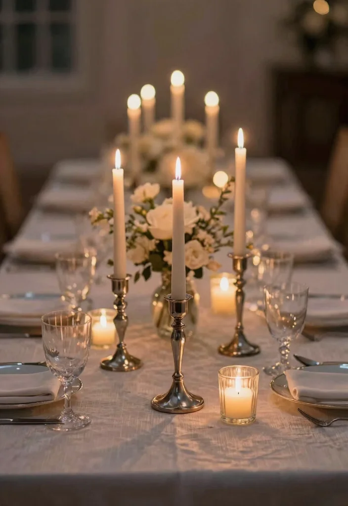 16 Wedding Table Decorations Elegant Ideas That Feel Luxe - 2. Candlelit Elegance 1