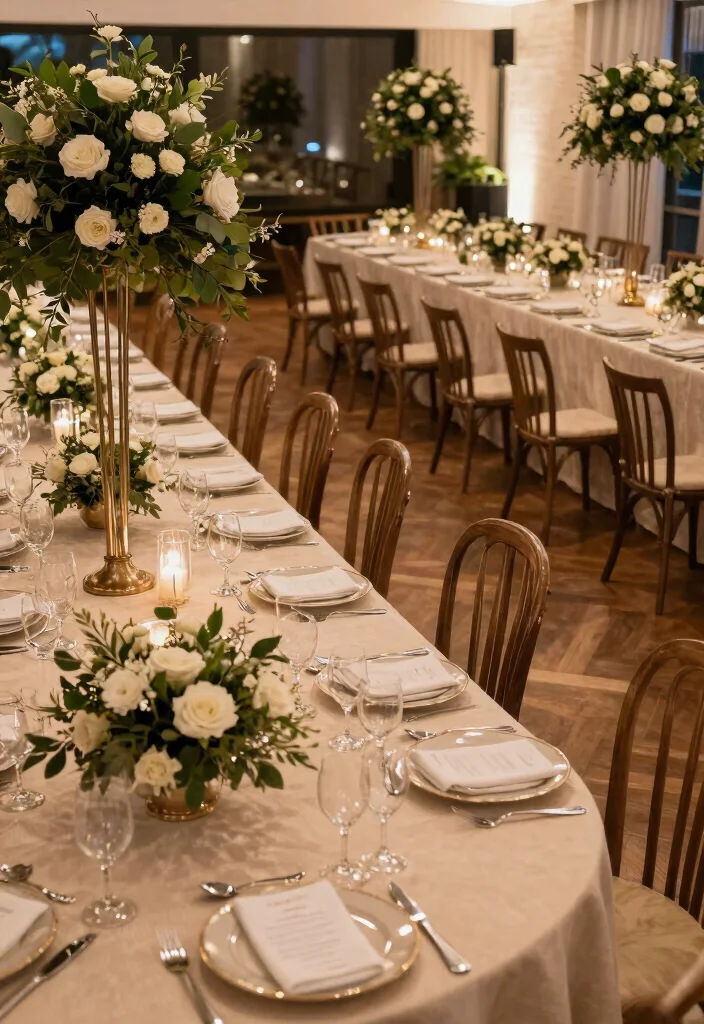 16 Wedding Table Design Ideas That Look Elegant - 8. Unique Table Shapes 1