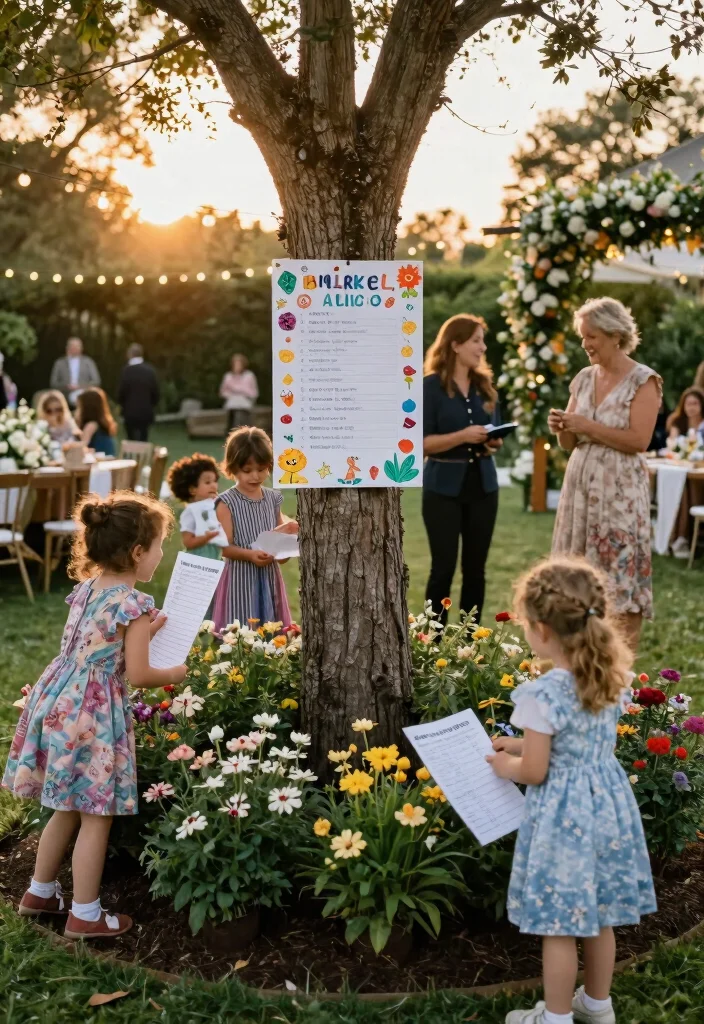 16 Wedding Table Games Ideas Guests Will Love - 2. Scavenger Hunt 1