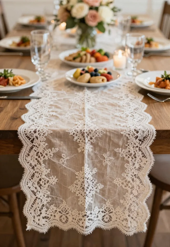 17 Beige Wedding Table Ideas With Warm Neutral Beauty 31 17 Beige Wedding Table Ideas With Warm Neutral Beauty - 11. Artful Table Runners 1
