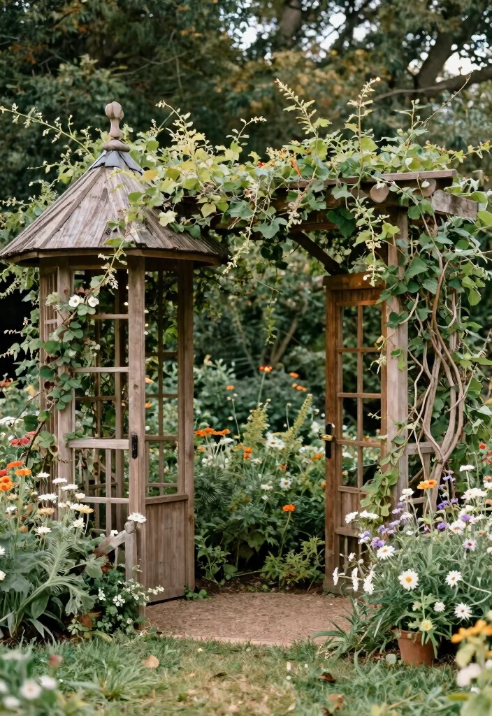 17 Chinoiserie Wedding Backdrop Ideas With Artistic Flair - 15. Rustic Chinoiserie Garden 1