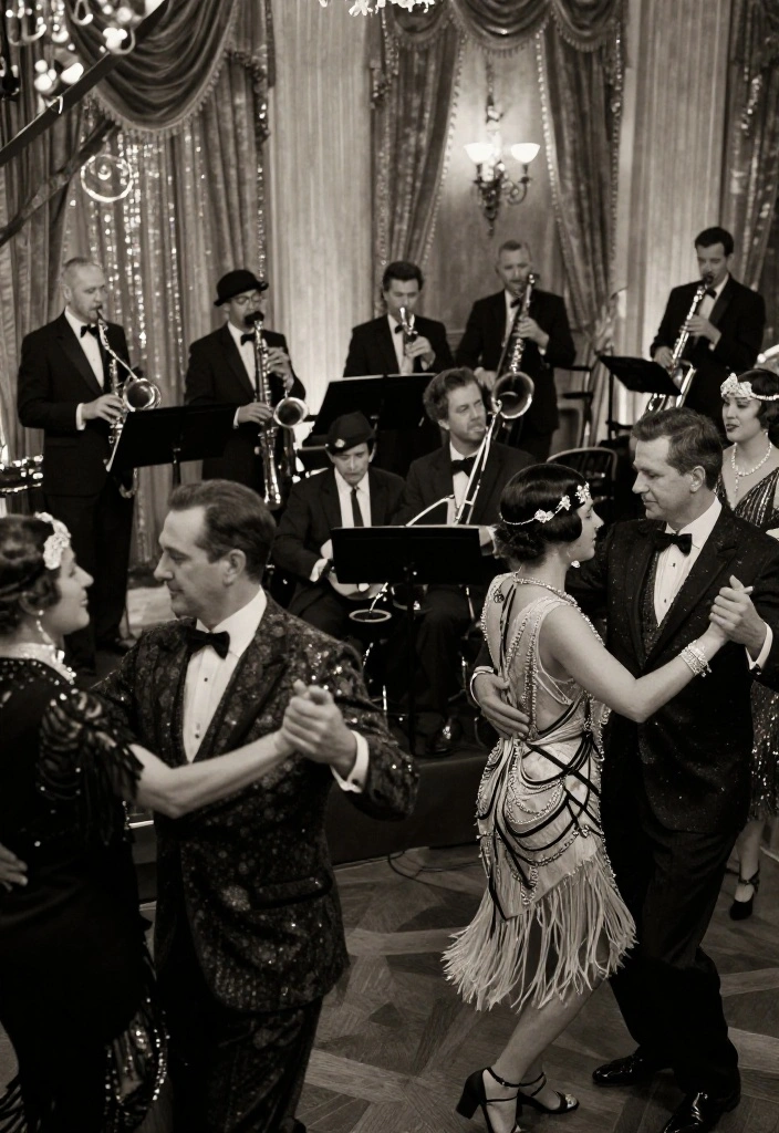 17 Vintage Wedding Decorations 1920s Ideas With Gatsby Vibes - 13. Themed Entertainment 1