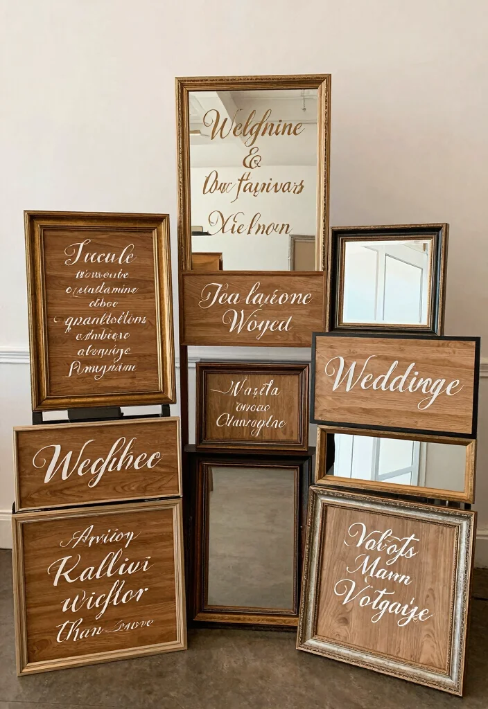 17 Vintage Wedding Decorations 1920s Ideas With Gatsby Vibes - 7. Themed Signage 1