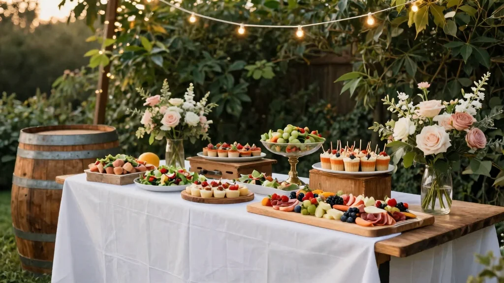17 Wedding Buffet Table Setup Ideas That Flow Beautifully