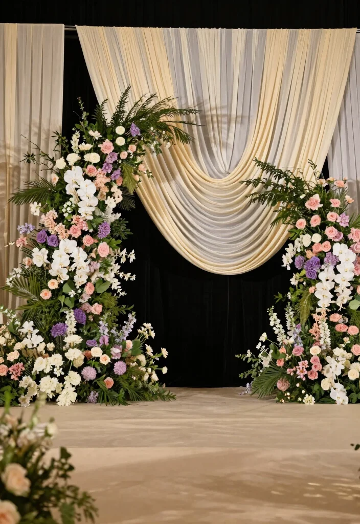 17 Wedding Hall Decorations Indian Ideas With Regal Detail - 10. Statement Backdrops 1