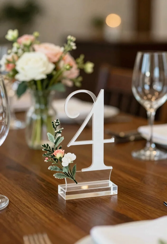 17 Wedding Hall Decorations Indian Ideas With Regal Detail - 11. Elegant Table Numbers 1