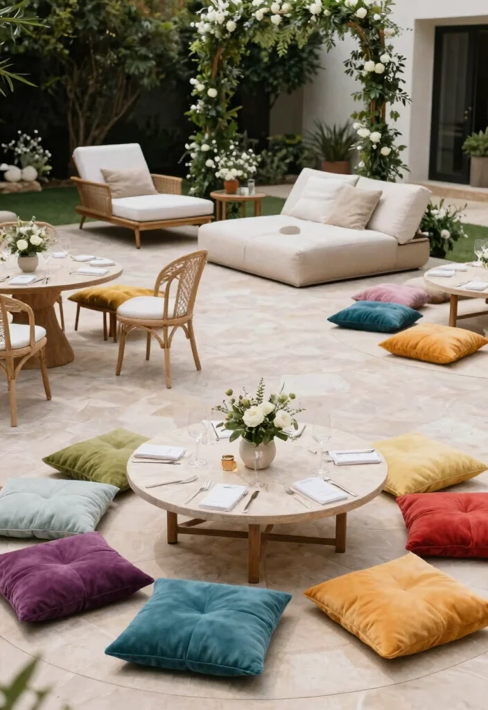 17 Wedding Hall Decorations Indian Ideas With Regal Detail - 15. Unique Seating Arrangements 1