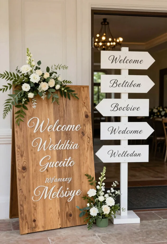 17 Wedding Hall Decorations Indian Ideas With Regal Detail - 6. Personalized Signage 1