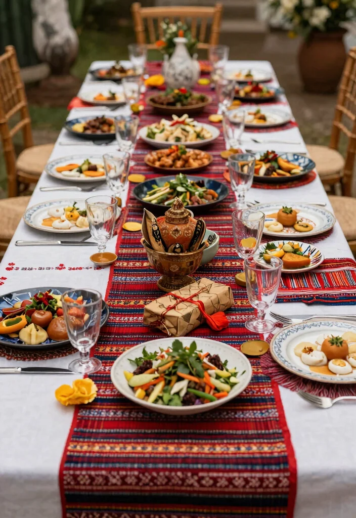 17 Wedding Reception Head Table Ideas That Stand Out - 14. Cultural Inspirations 1