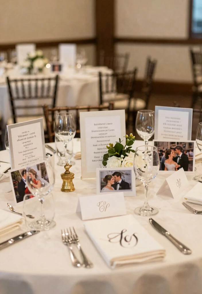17 Wedding Reception Head Table Ideas That Stand Out - 17. Personalized Touches 1